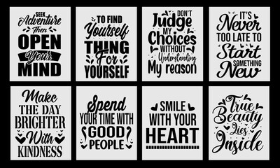 Motivational T-Shirt Design Bundle 