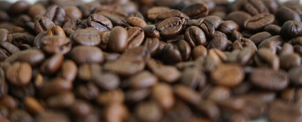 coffee beans close up