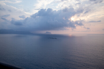 Mittelmeer in dramatischer Stimmung