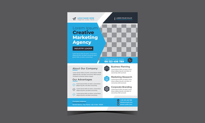 Corporate Business Flyer Design Template for your business services or event