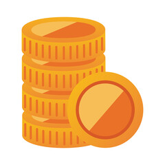 Money coins icon