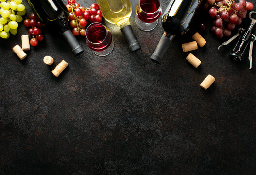 Wine seasone harvest collection for tasting