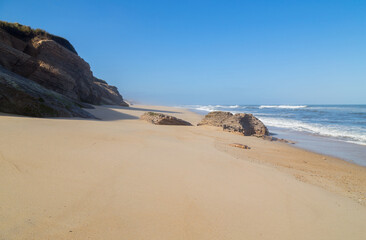 Beautiful beach in Sao Martinho do Porto