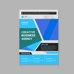 Fototapeta premium Creative Corporate & Business Flyer Layout abstract business flyer, vector template design.