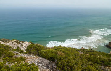Fototapeta na wymiar Ocean in Cabo da Roca