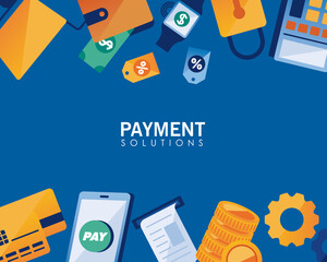 Payment solutions icons
