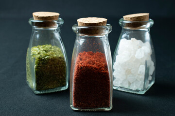 jars with condiments