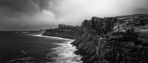 storm over the sea