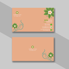 Corporate Bluer business card template.	
