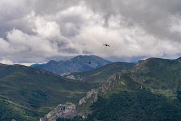 Fuentede in Picos de Europa mountain, Cantabria, Spain.