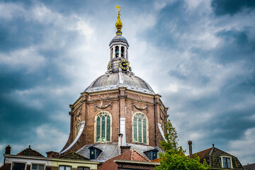 Fototapeta na wymiar Marekerk Leiden, Zuid-Holland Province, The Netherlands