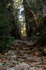 Path to the rocks