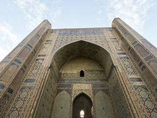 The Bibi-Khanym Mosque in Samarkand, Uzbekistan
