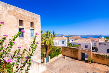 Fototapeta na wymiar View of the amazing island of Spetses, Greece.