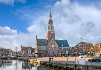 Fototapeta premium De Waag Alkmaar, Noord-Holland Province, The Netherlands