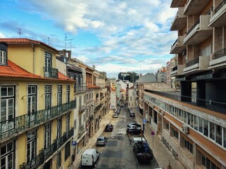 Fototapeta na wymiar Neigborhood of Lisbon, Portugal