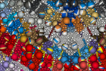 colorfull texture from rectangular shape