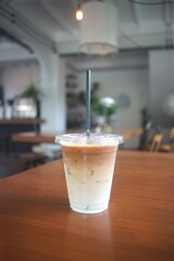 Iced Coffee Latte Recipe at cofee shop - 456993148
