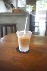 Iced Coffee Latte Recipe at cofee shop - 456993158