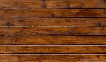 Naklejka premium texture of old brown wood plank wall. background of wooden surface