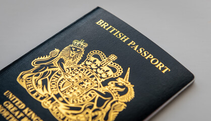 The post Brexit black British passport.
