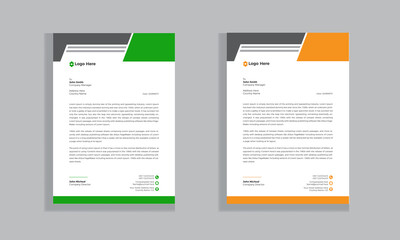 Creative Letterhead Template Design