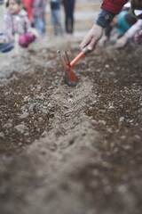 trabajando la tierra