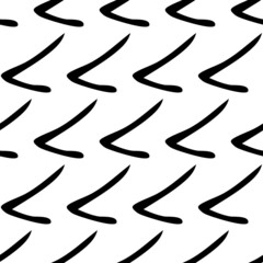 Seamless pattern with sketch squiggle