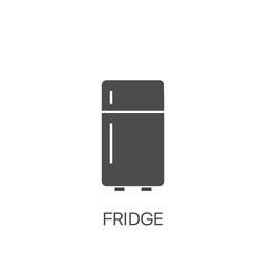 Fridge vector line icon. Vector sign for mobile app and web sites