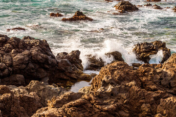 Costa en Buenavista del Norte, isla de Tenerife