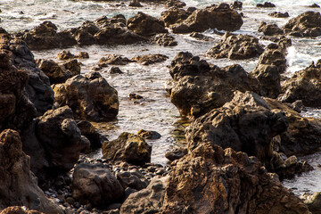 Costa en Buenavista del Norte, isla de Tenerife