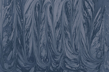 3d rendering of an abstract, creative marble pattern texture on dark blue and gray