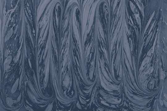 3d rendering of an abstract, creative marble pattern texture on dark blue and gray