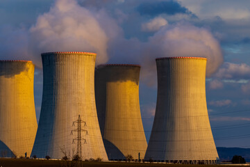 Nuclear power station Dukovany, Vysocina region, Czech republic