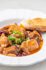 pork stew with red beans