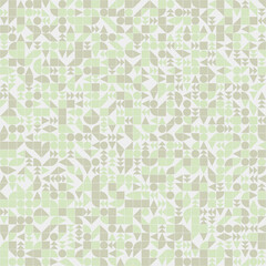 Abstract Geometric Pattern generative computational art illustration