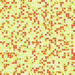 Abstract Geometric Pattern generative computational art illustration