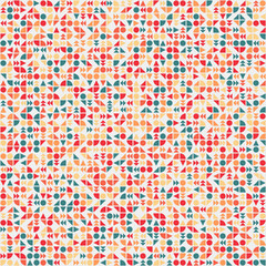 Abstract Geometric Pattern generative computational art illustration