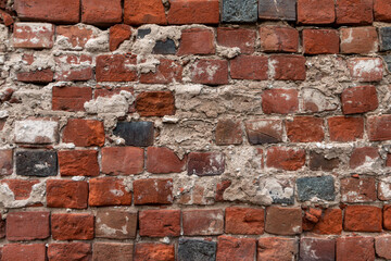 Obraz premium old brick and concrete textured wall 