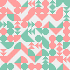 Abstract Geometric Pattern generative computational art illustration