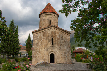 Fototapeta premium Church of Saint Elishe in Kish village of Sheki city in Azerbaijan. Early Christianity in the Caucasus