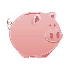 Money piggy icon