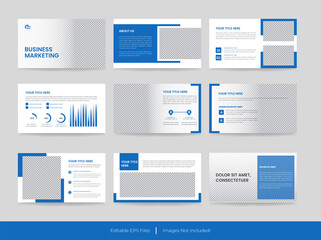 Corporate agency profile presentation template