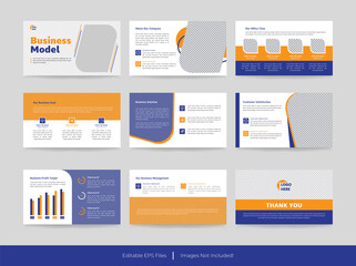 Company profile presentation template