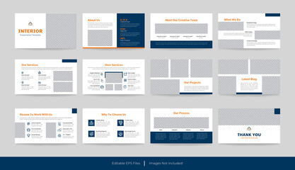 Modern interior PowerPoint Presentation Template design