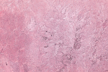 Light pink textured stone interior background with copy space