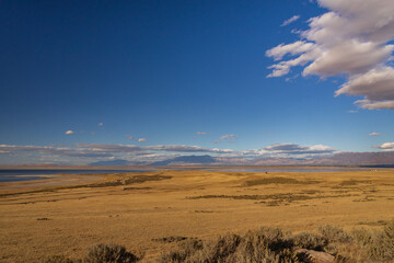 The Great Salt Lake, Antelope Island State Park, Salt Lake City, Utah, USA
