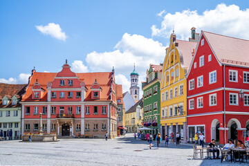 Großzunft und Kreuzherrnkirche, Memmingen, Bayern, Deutschland 