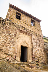 Fototapeta na wymiar David Gareja Lavra old monastery fortress tower in Georgia
