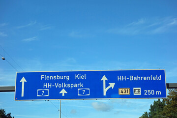 Vorwegweiser Flensburg Kiel